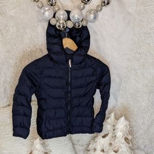 UNIQLO Washable Parka (Warm Padded) Navy Size 5-6 unisex kids coat/jacket
